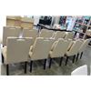 Image 2 : SET OF 10 JORDANS UPOLSTERED DINING CHAIRS RETAIL $349 EACH
