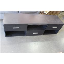 BLACK TV CONSOLE
