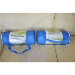 2 NEW COMFORT REST MEMORY FOAM PILLOWS