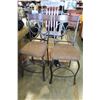 Image 2 : NEW PAIR OF ASHLEY SIGNATURE UPHOLSTERED COUNTER HEIGHT BARSTOOLS RETAIL $249 EACH