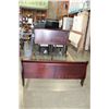 Image 2 : NEW ASHLEY DOUBLE CHERRY FINISH SLEIGH BEDFRAME