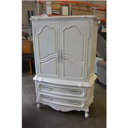 WHITE FOUR DRAWER DRESSER