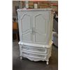 Image 1 : WHITE FOUR DRAWER DRESSER