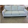 Image 1 : TEAL COLORED SOFA