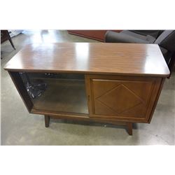 MID CENTURY SLIDING DOOR CABINET