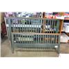 Image 1 : GREEN AND WOOD QUEEN BEDFRAME