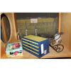 Image 1 : CARS LUNCHBOX, ORGANIZER AND WALL MOUNT METAL AND GLASS CANDLE HOLDER
