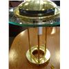 Image 2 : RETRO METAL AND GLASS TABLE LAMP