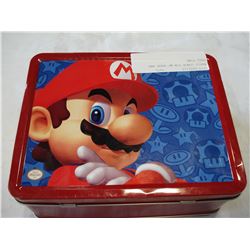 MARIO LUNCH TIN W/ ROCK AND ROLL PINS