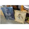 Image 1 : FRAMED CANVAS AND VINTAGE FRAMED PHOTO