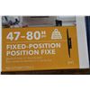 Image 2 : NEW OVERSTOCK INSIGNIA 47-80 INCH FIXED POSITION TV WALL MOUNT, COMPLETE, UP TO 120 LBS