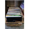Image 1 : BOX OF RECORDS - PINK FLOYD, ELTON JOHN, SANTANA, AND OTHERS