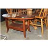 Image 2 : GLASSTOP COFFEE TABLE