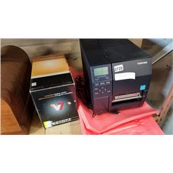 TOSHIBA BARCODE LABEL PRINTER AND TONER CARTRIDGE