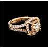 Image 1 : 2.06 ctw Diamond Ring - 14KT Rose Gold