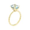 Image 4 : 2.55 ctw Blue Topaz Ring - 14KT Yellow Gold