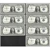 Image 1 : Lot of (7) Consecutive 1957B $1 Silver Certificate Notes