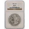 Image 1 : 1881-S $1 Morgan Silver Dollar Coin NGC MS65