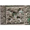 Image 2 : A Bronze "Grape and Toad" Square Mirror.