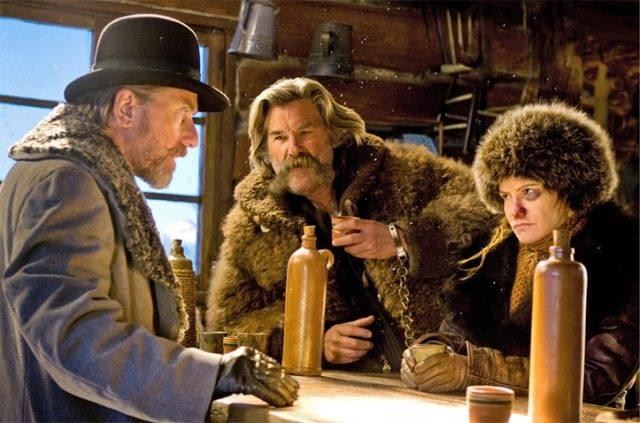 The Hateful Eight John Ruth (Kurt Russell) & Daisy Domergue (Jennifer ...