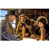 Image 2 : The Hateful Eight John Ruth (Kurt Russell) & Daisy Domergue (Jennifer Jason Leigh) Handcuffs Movie P