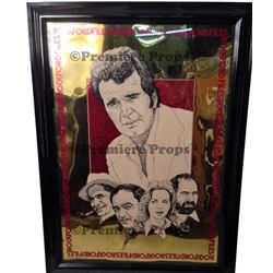 Rockford Files Mylar Framed Rare Poster