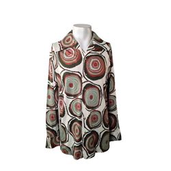 Elvis Presley Personally Worn 70's Print Dress Shirt Music Memorabilia