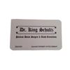 Image 1 : Django Dr. Schultz (Christoph Waltz) Business Card Movie Props