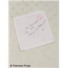 Image 1 : Inglourious Basterds Bridget von Hammersmark (Diane Kruger) Autographed Napkin Movie Props