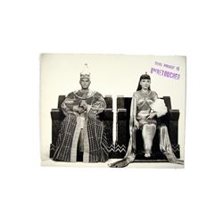 The Ten Commandments Yul Brenner And Anne Baxter Original Rare Studio Photograph