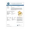 Image 3 : 9.55 CTW Citrine & Diamond Ring 10K Yellow Gold - REF-73K8W - 11565