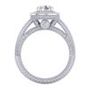 Image 4 : 2.8 CTW VS/SI Diamond Solitaire Art Deco Ring 18K White Gold - REF-527Y3K - 37136