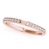 Image 5 : 2.02 CTW Certified VS/SI Diamond 2Pc Wedding Set Solitaire Halo 14K Rose Gold - REF-566F8N - 30811