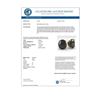 Image 3 : 18.0 CTW Oval Black Diamond Stud Designer Earrings 18K Yellow Gold - REF-384T5M - 32338