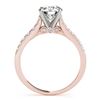 Image 5 : 0.92 CTW Certified VS/SI Diamond Solitaire Ring 18K Rose Gold - REF-126W2F - 27496