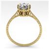 Image 4 : 1.01 CTW Certified VS/SI Diamond Engagement Ring 18K Yellow Gold - REF-286T3M - 35743