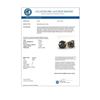 Image 3 : 3.0 CTW Black Diamond Stud Designer Earrings 18K Yellow Gold - REF-96W5F - 32320