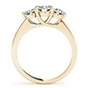 Image 5 : 2 CTW Certified VS/SI Diamond 3 Stone Solitaire Ring 18K Yellow Gold - REF-448N5Y - 28016