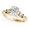 Image 1 : 1.15 CTW Certified VS/SI Diamond Solitaire Antique Ring 18K Yellow Gold - REF-369A8X - 27425