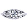 Image 1 : 1 CTW Solitaire Certified VS/SI Diamond Ring 14K White Gold - REF-279X2T - 38532