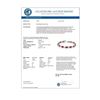 Image 2 : 10.04 CTW Pink Tourmaline & Diamond Bracelet 14K White Gold - REF-150W2F - 10755
