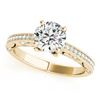 Image 1 : 1.25 CTW Certified VS/SI Diamond Solitaire Antique Ring 18K Yellow Gold - REF-378W2F - 27380