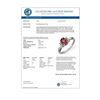 Image 2 : 1.06 CTW Pink Tourmaline & Diamond Ring 18K White Gold - REF-38W4F - 11221