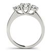 Image 5 : 2 CTW Certified VS/SI Diamond 3 Stone Solitaire Ring 18K White Gold - REF-448K5W - 28014