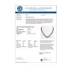 Image 3 : 42.11 CTW Pear Diamond Designer Necklace 18K Rose Gold - REF-7805Y3K - 42822