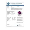 Image 2 : 8.03 CTW Amethyst & Diamond Ring 10K White Gold - REF-42M9H - 10915