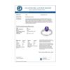 Image 2 : 2.68 CTW Tanzanite & Diamond Ring 14K White Gold - REF-61W8F - 13914