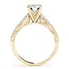 Image 4 : 2.26 CTW Certified VS/SI Diamond Pave 2Pc Set Solitaire Wedding 14K Yellow Gold - REF-540W2F - 32140