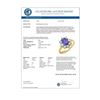 Image 2 : 2.75 CTW Tanzanite & Diamond Ring 14K Yellow Gold - REF-86W4F - 13423