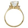 Image 2 : 2.04 CTW Aquamarine & Diamond Ring 14K Yellow Gold - REF-22H2A - 10038
